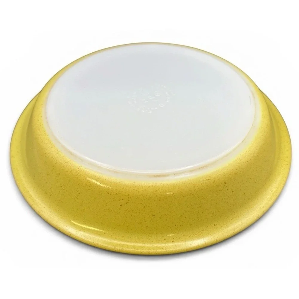 Vintage Pyrex 209 Desert Dawn Yellow Speckled Pie Plate 8.5